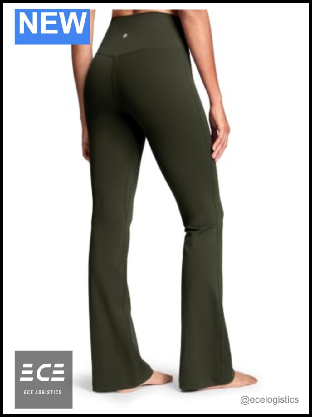 Flare Leggings High Waisted Tummy Control Wide Leg Yoga Pants